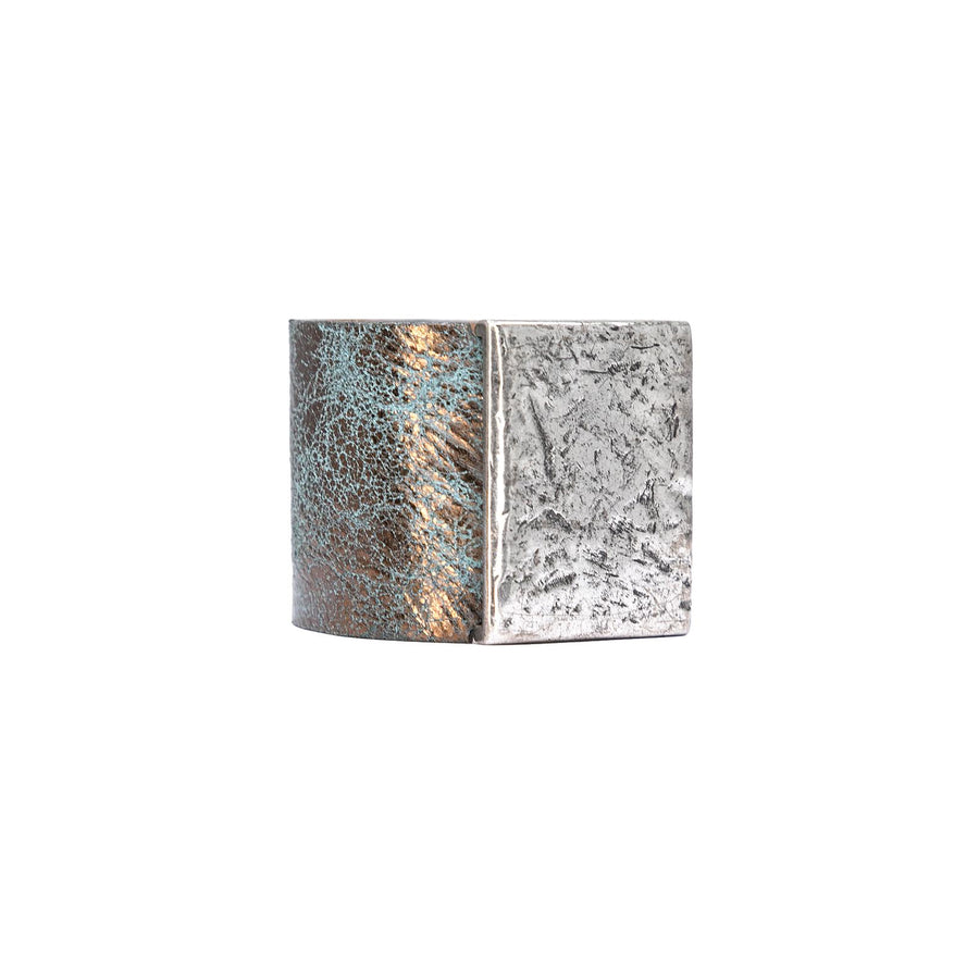 Frances  Cuff - Patina Bronze Silver - Streets Ahead