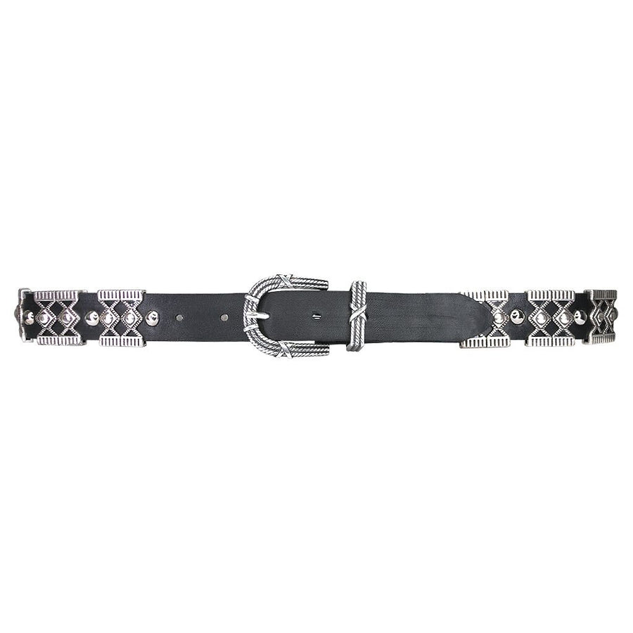 Hunter Belt - Black Silver Studded - Streets Ahead