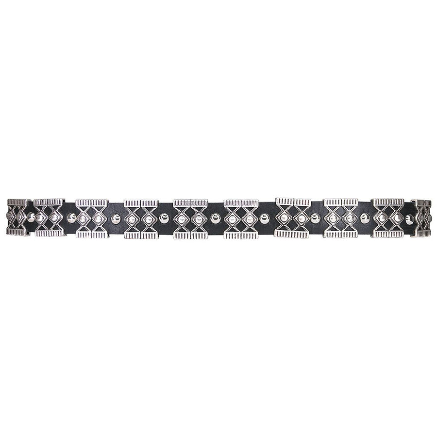 Hunter Belt - Black Silver Studded - Streets Ahead