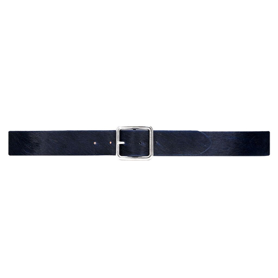 Ceres Belt - Midnight Blue Hair-On Silver - Streets Ahead