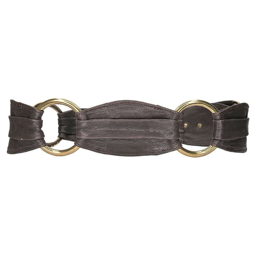 Jack Belt - Chocolate Brass Rings - Streets Ahead