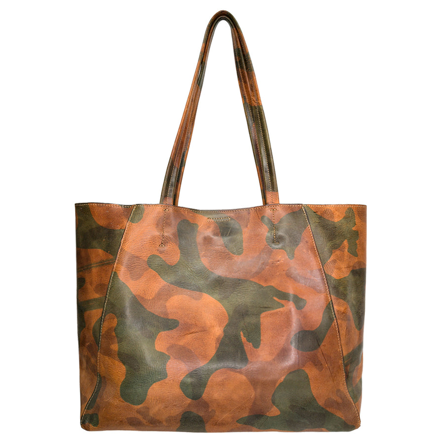 Quinn Handbag - Camo Tote - Streets Ahead