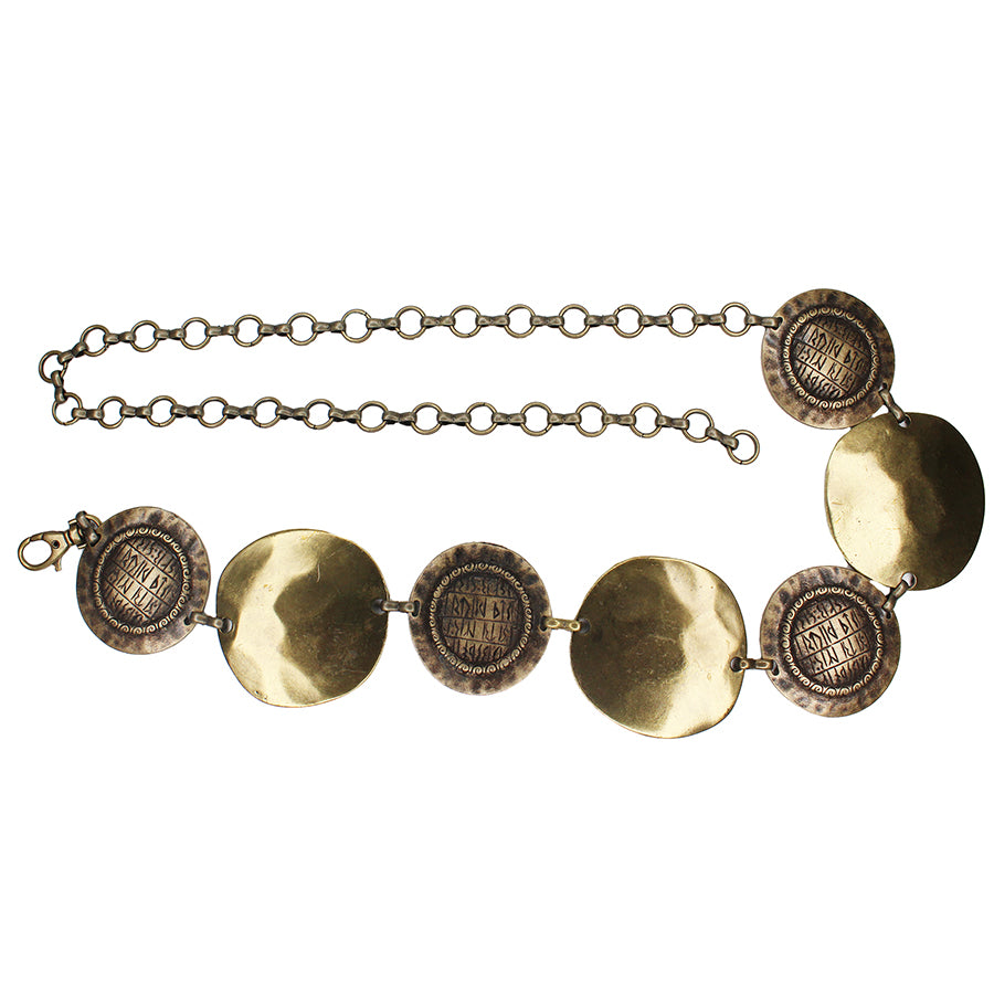 Brass Chain Belt - Elegant Bohemian - Streets Ahead