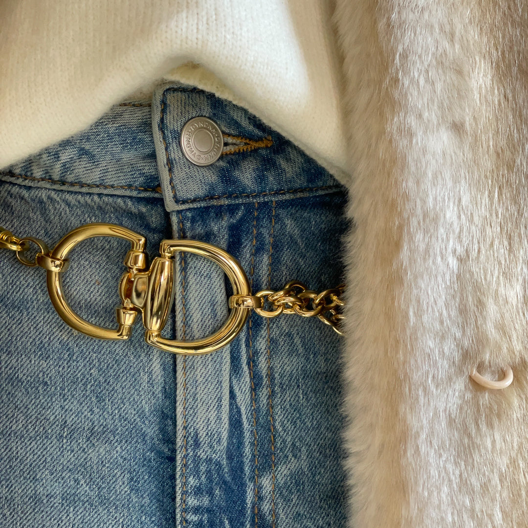 Streets Ahead Cecelia Belt — gold chain belt, handcrafted in Los Angeles
