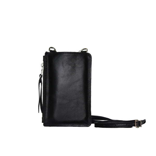 Nova Phone-Case - Black Leather - Streets Ahead