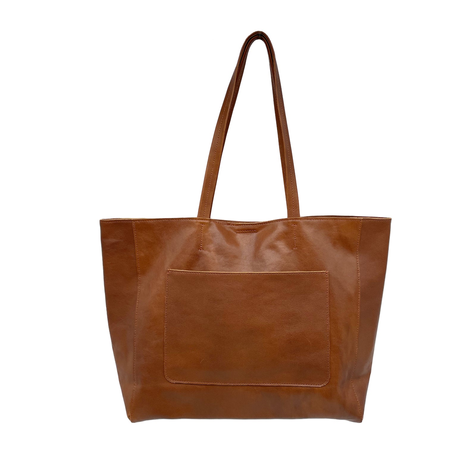 Medium Tote X - Cognac - handbag - StreetsAheadInc