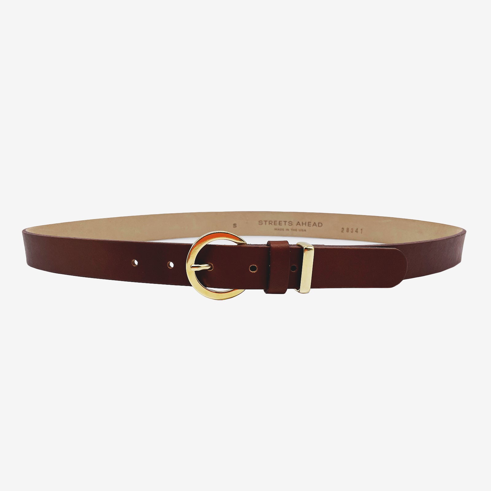 Streets Ahead Minny Belt — skinny Italian leather belt, handcrafted in Los Angeles