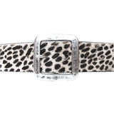 Neve Belt - Black White Cheetah Hair -Streets Ahead